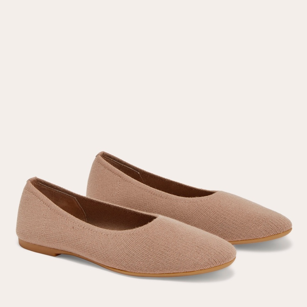 [SOLD] Everlane Day Glove In Reknit - Classic Tan Women's Flats
